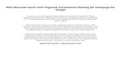 Desktop Screenshot of pagerank-suchmaschine.de