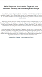 Mobile Screenshot of pagerank-suchmaschine.de